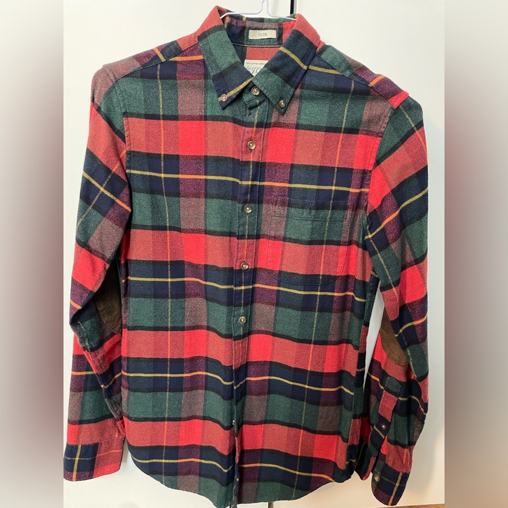 J Crew Plaid button down